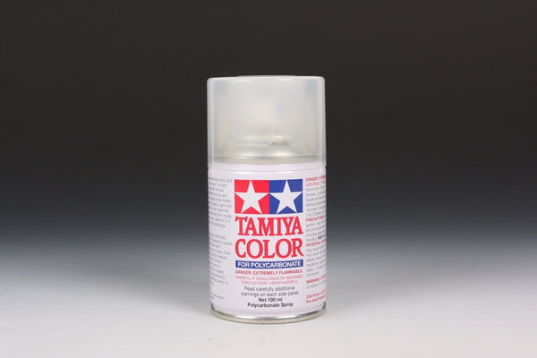 Tamiya PS-55 Flat Clear Polycarbonate Spray Paint — exact product reference