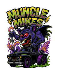 Muncle Mikes Hot Rod and Rat Rod Shirt Mayhem! Monster Rods! (029) artwork close-up