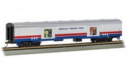 Bachmann 19902 American Freedom Train #102 HO scale exhibit car exact alternate view