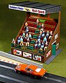 Bachmann 1:32 scale retro grandstand laser-cut slot car kit, item 39205