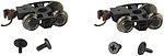 Bachmann N scale roller-bearing freight trucks with wheels, item 42537
