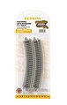 Bachmann N E-Z Track 11.25-inch radius auto-reversing curved track 6-pack, item 44849