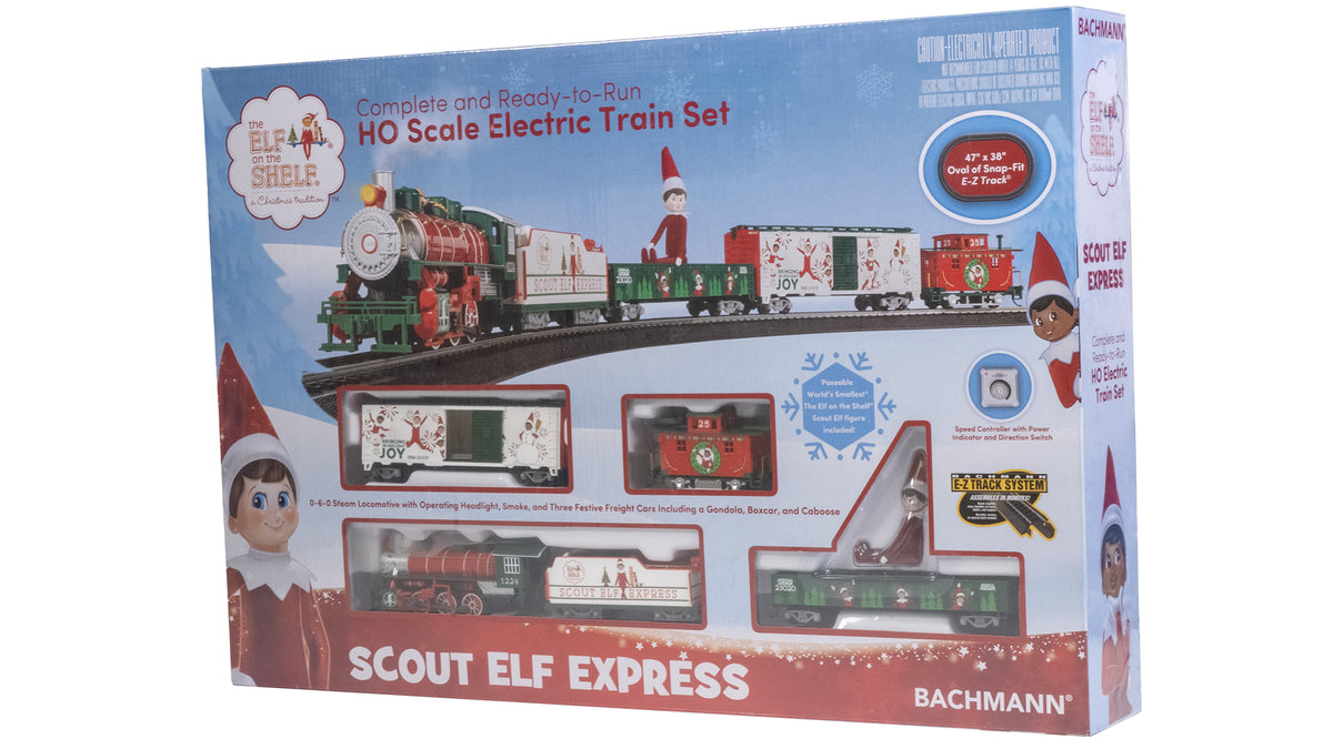 Bachmann HO Elf on the Shelf Scout Express Train Set (00779)– product image