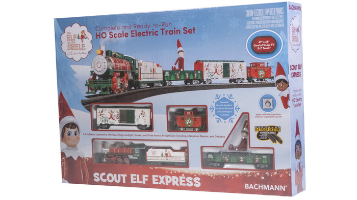 Bachmann HO Elf on the Shelf Scout Express Train Set (00779)