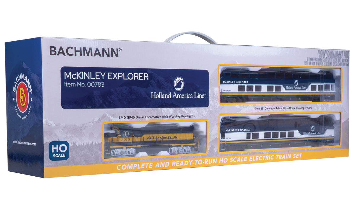 Bachmann HO McKinley Explorer Train Set (00783)– product image