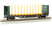 Bachmann HO 52-Foot Center-Beam Flatcar - Canadian National #604751– product image 1