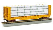 Bachmann HO 52-Foot Center-Beam Flatcar with Lumber Load - Union Pacific #15082– product image 1