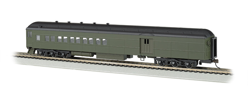 Bachmann HO 72-Foot Heavyweight Combine - Painted Unlettered Pullman Green– product image