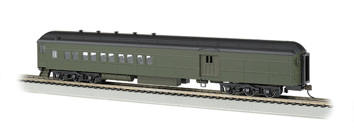 Bachmann HO 72-Foot Heavyweight Combine - Painted Unlettered Pullman Green