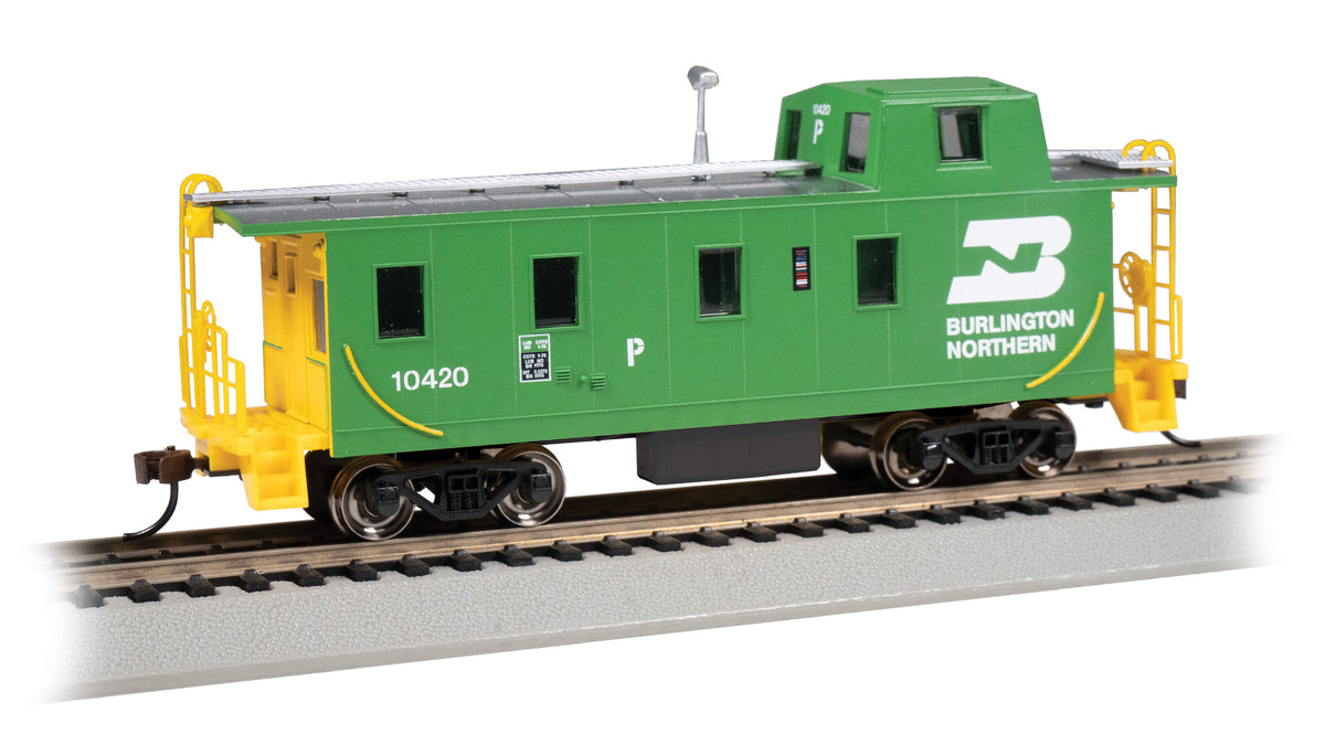 Bachmann HO Streamlined Caboose with Offset Cupola - Burlington Northern #10420– product image