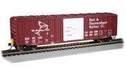 Bachmann HO 50-Foot Outside-Braced Boxcar with Flashing EOT - Bath & Hammondsport #25105– product image 1