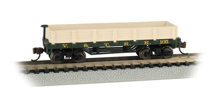 Bachmann N Old-Time Gondola - Virginia & Truckee