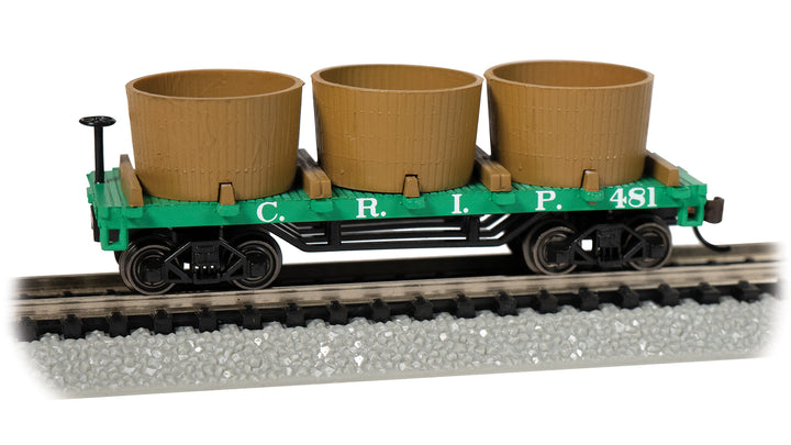 Bachmann N Old-Time Water Tank Car - Rock Island