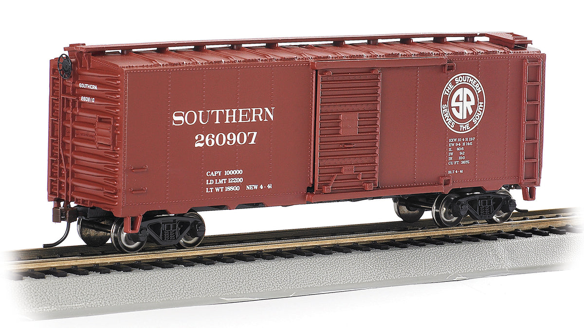Bachmann HO Scale 40-Foot Box Car - Southern #260907– product image