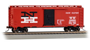 Bachmann HO Scale 40-Foot Box Car - New Haven #39285 Red– product image 1
