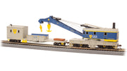 Bachmann HO Scale 250-Ton Steam Crane & Boom Tender - Delaware & Hudson– product image 1