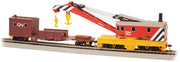 Bachmann HO Scale 250-Ton Steam Crane & Boom Tender - Canadian National– product image 1