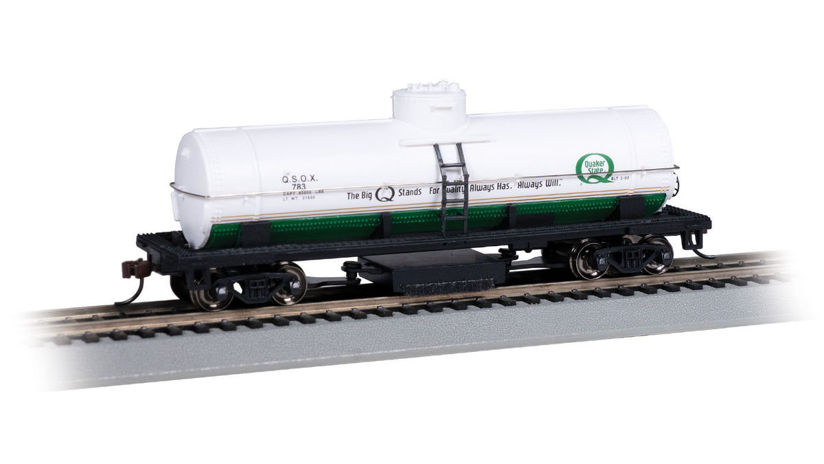 Bachmann HO Scale 40-Foot Track Cleaning Tank Car - Quaker State #783– product image