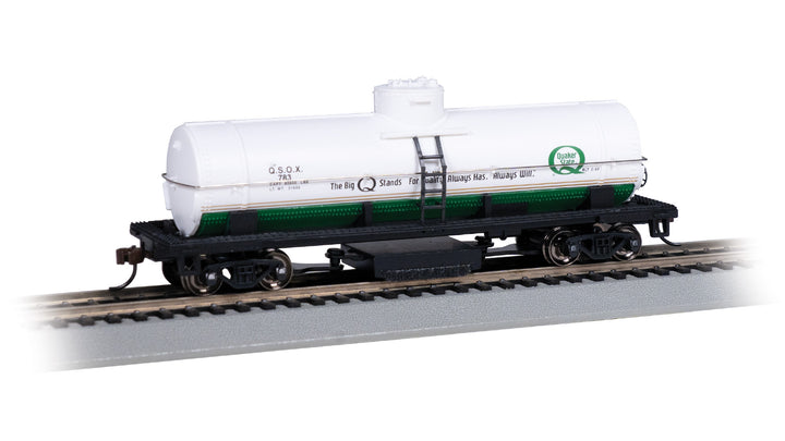 Bachmann HO Scale 40-Foot Track Cleaning Tank Car - Quaker State #783