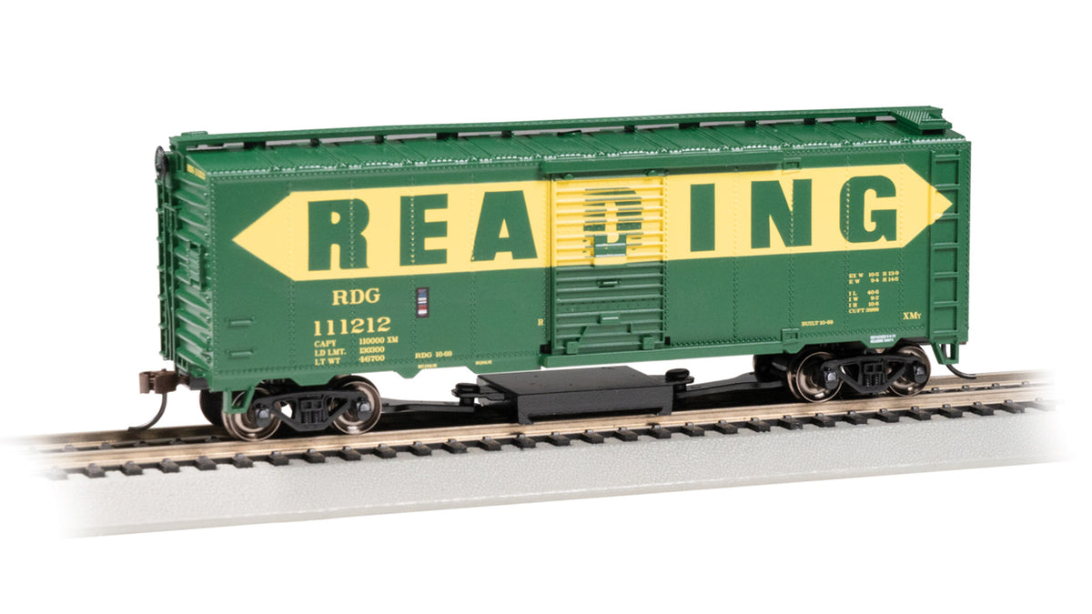 Bachmann HO Scale Track Cleaning 40-Foot Boxcar - Reading #111212– product image