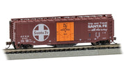 Bachmann N Scale Track Cleaning 50-Foot Plug-Door Boxcar - Santa Fe #6157– product image 1