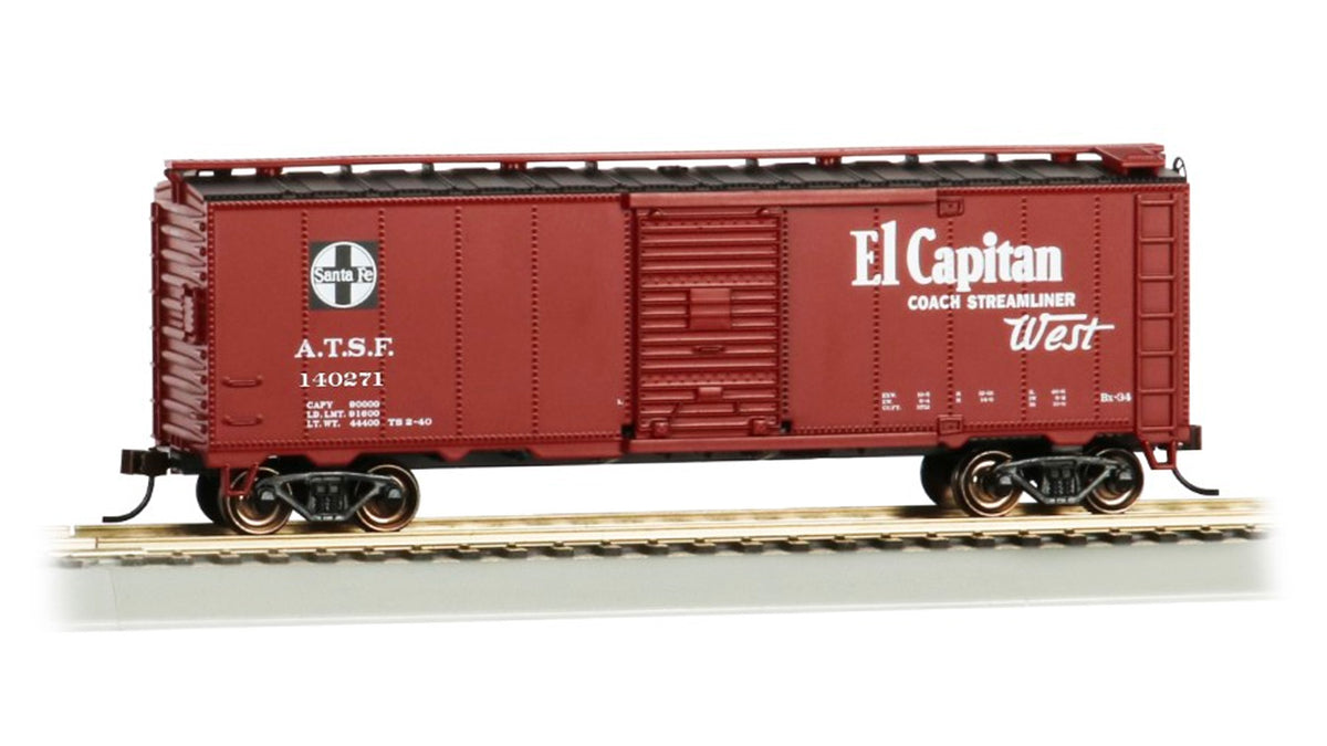 Bachmann HO Scale Santa Fe Map Boxcar - El Capitan #140271– product image