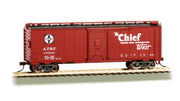 Bachmann HO Scale Santa Fe Map Boxcar - Chief #145263