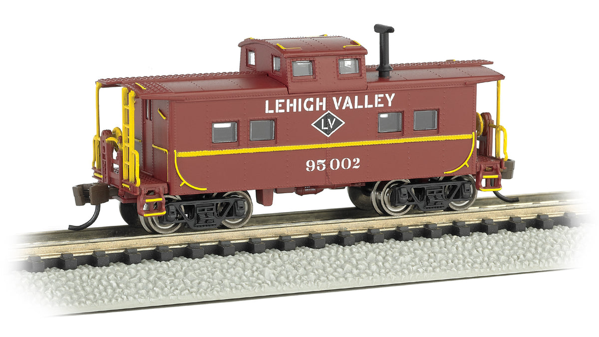 Bachmann N Scale Northeast Steel Caboose - Lehigh Valley #95002– product image
