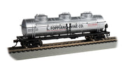 Bachmann HO Scale 40-Foot Three-Dome Tank Car - L. Foppiano Wine Co. #1112– product image 1