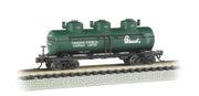 Bachmann N Scale Three-Dome Tank Car - Chemcell– product image 1