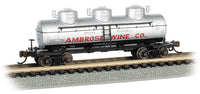 Bachmann N Scale Three-Dome Tank Car - Ambrose #7501