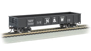 Bachmann HO Scale 40-Foot Gondola - Norfolk & Western #70063– product image 1