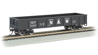 Bachmann HO Scale 40-Foot Gondola - Norfolk & Western #70063– product image 1