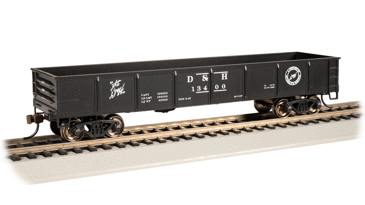 Bachmann HO Scale 40-Foot Gondola - Delaware & Hudson #13400– product image