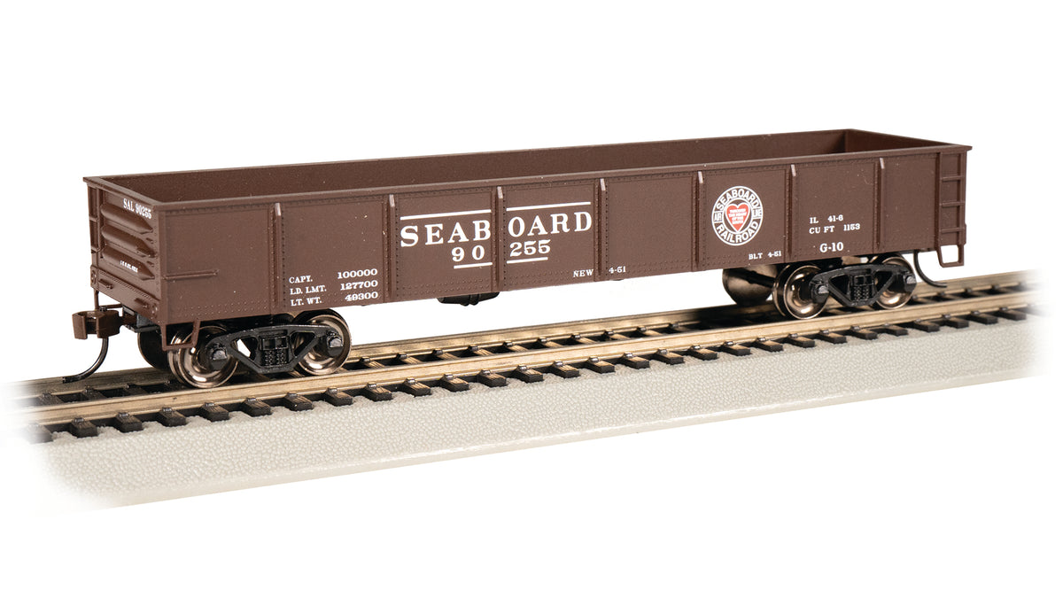 Bachmann HO Scale 40-Foot Gondola - Seaboard #90255– product image