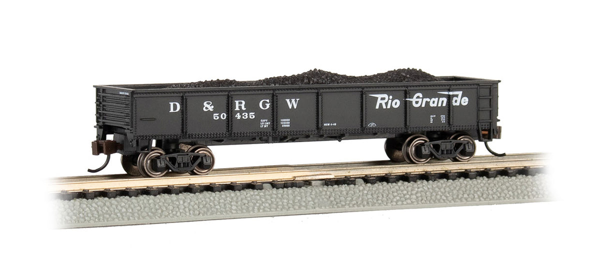 Bachmann N Scale 40-Foot Gondola - D&RGW #50435– product image