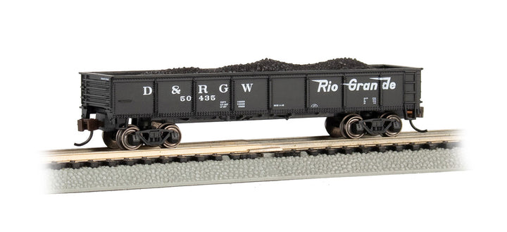 Bachmann N Scale 40-Foot Gondola - D&RGW #50435