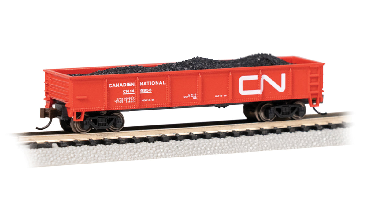 Bachmann N Scale 40-Foot Gondola - Canadian National #149930– product image