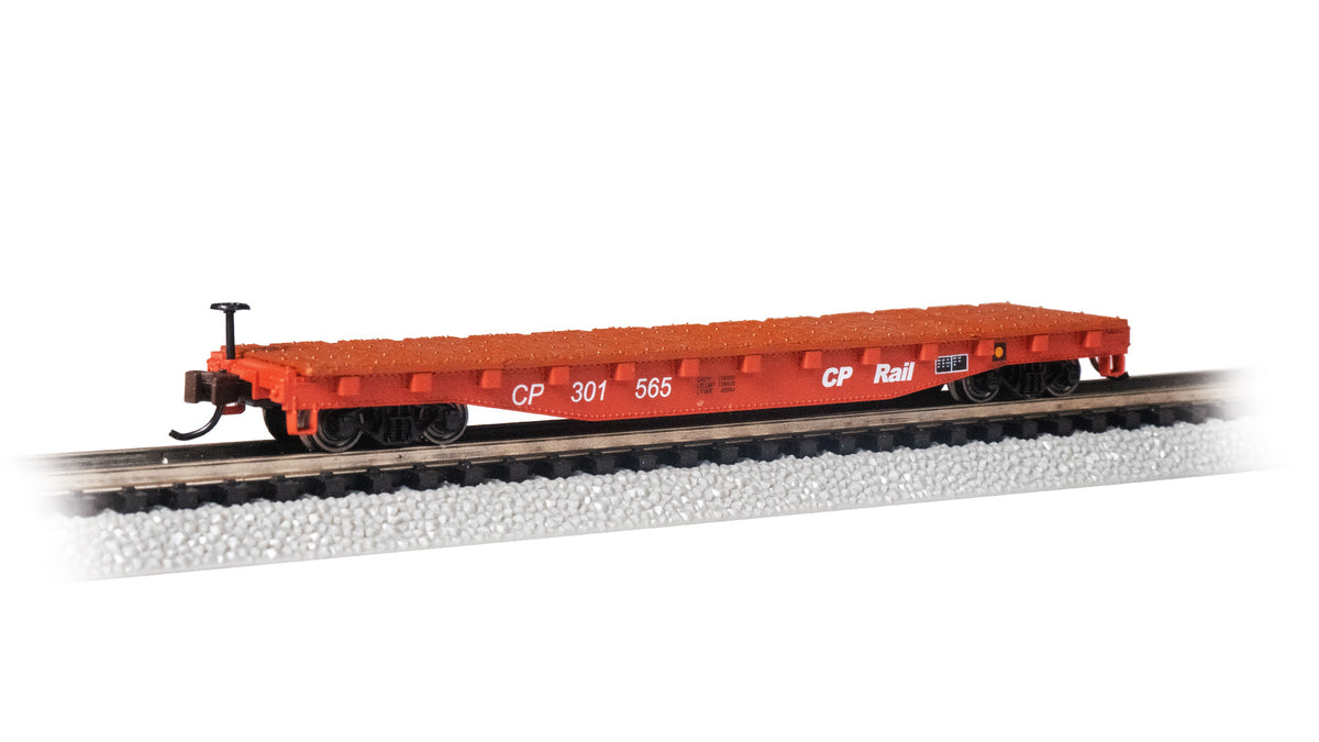 Bachmann N Scale 52-Foot Flatcar - CP Rail #301565– product image