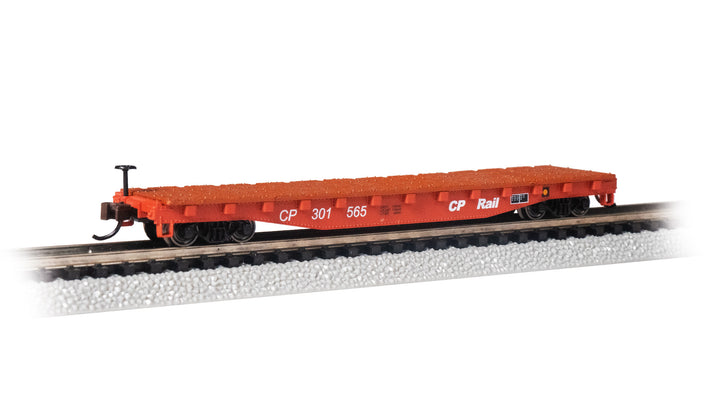 Bachmann N Scale 52-Foot Flatcar - CP Rail #301565