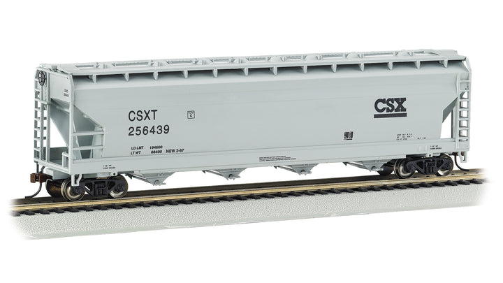 Bachmann HO Scale 56-Foot ACF Center-Flow Hopper - CSX #256439