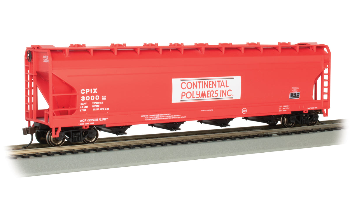 Bachmann HO Scale 56-Foot ACF Center-Flow Hopper - CPIX #3000– product image
