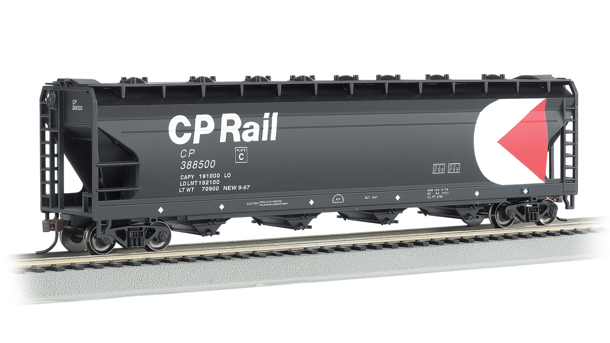 Bachmann HO Scale 56-Foot ACF Center-Flow Hopper - CP Rail #388500– product image
