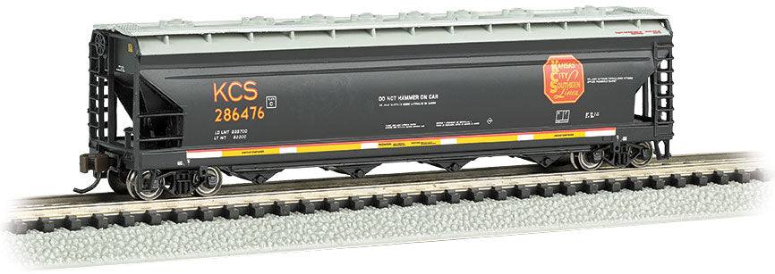 Bachmann N Scale ACF 56-Foot Center-Flow Hopper - Kansas City Southern #286476– product image