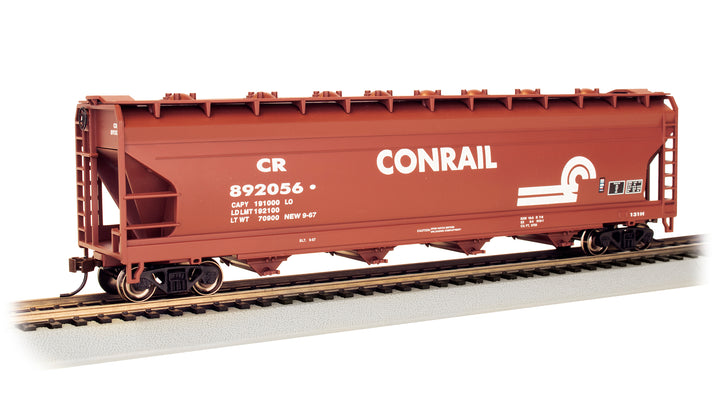 Bachmann HO Scale 56-Foot ACF Center-Flow Hopper - Conrail #892056