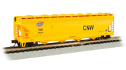 Bachmann N Scale ACF 56-Foot Center-Flow Hopper - Chicago & North Western #49043– product image 1