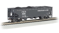 Bachmann HO Scale 40-Foot Quad Hopper - Chesapeake & Ohio #71511– product image 1