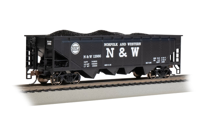 Bachmann HO Scale 40-Foot Quad Hopper - Norfolk & Western #12986