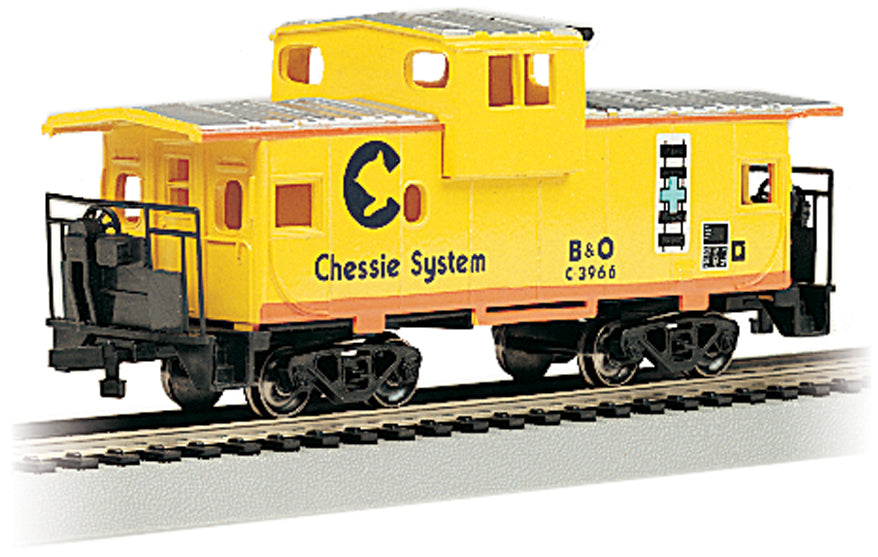 Bachmann HO Scale 36-Foot Wide-Vision Caboose - Chessie #3966– product image