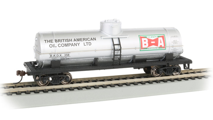 Bachmann HO Scale 40-Foot Single-Dome Tank Car - British American Oil
